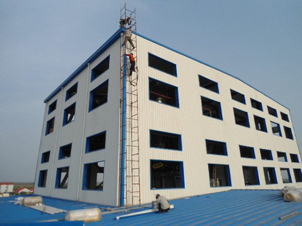 Steel Frame Industrial Building Construction Prefabricated Metal Structures Bolt Connection