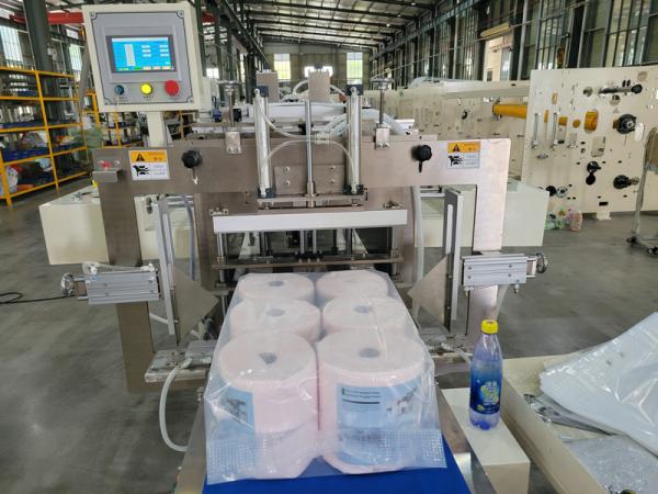 Big Diameter Toilet Tissue Paper Roll / Kitchen Towel / Maxi Paper Towel Band Saw Cutting Machine