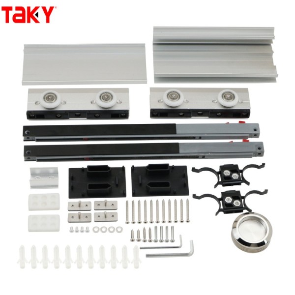Easy Installation Aluminum Track Sliding Door System Shower Doors Sliding Door Hardware