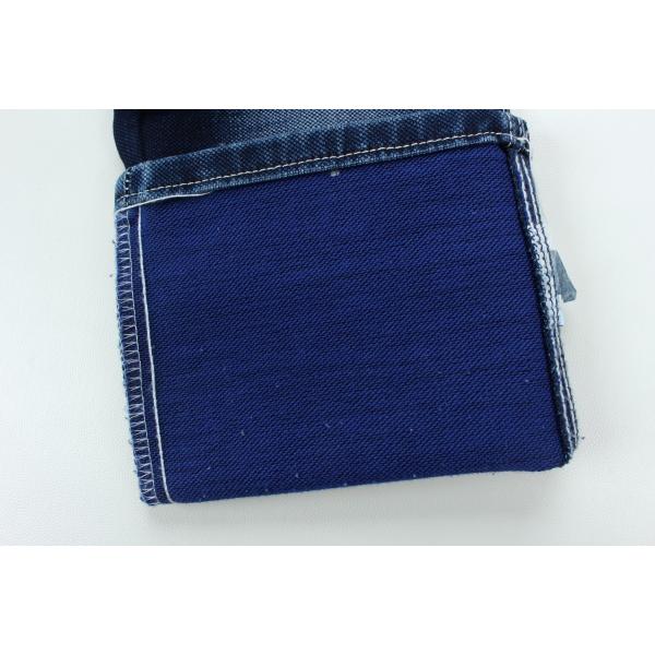 11.5 Оц Синий и Синий Задняя сторона Двойной слой Джинсы ткань