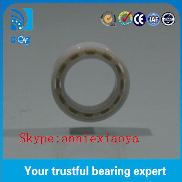 Si3N4 ZrO2 Hybrid Full Ceramic Ball Bearings , Single Row Ball Bearing 6014 2RS