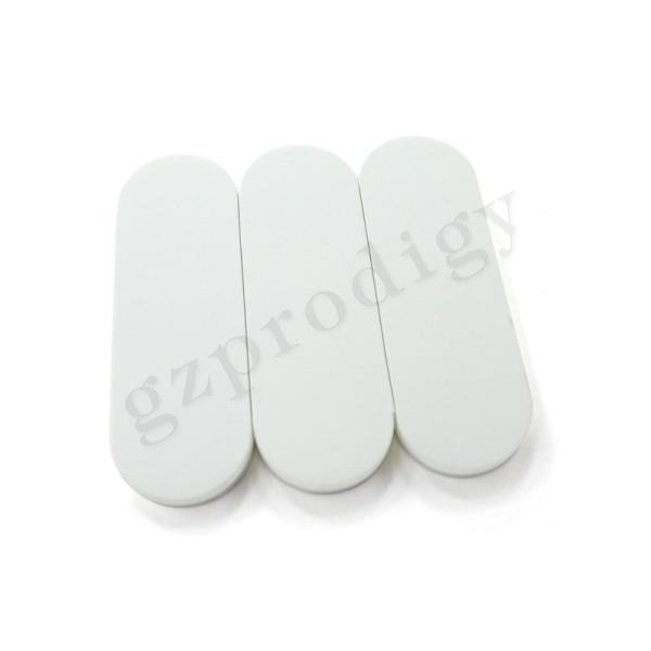 Prodigy EVA+PU Strip Shape White Quiet And Shock Absorbent Wall Bumper Door Stop