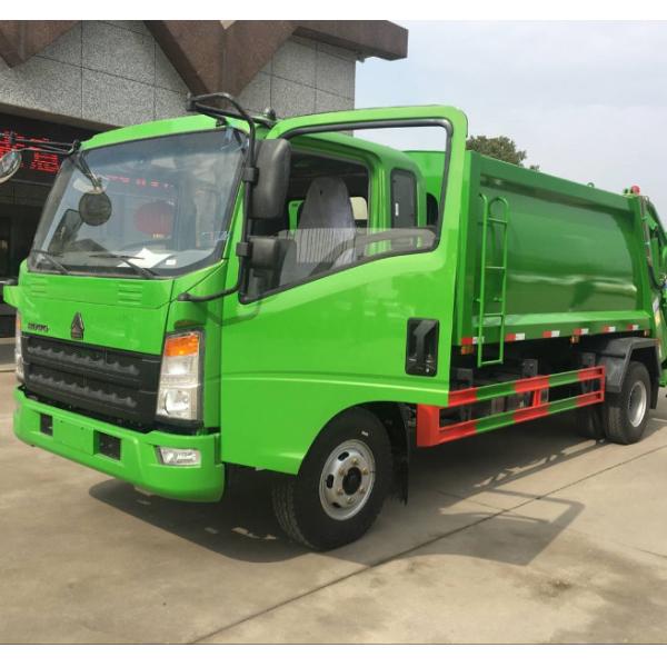 SINOTRUK HOWO 4X2 Compressed  Refuse LCV Truck, Light Duty Commercial Vehicle Truck, 6CBM