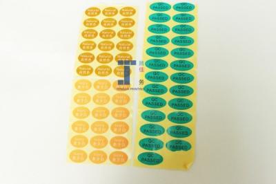Glossy  matt laminate Oval Printable Stickers Qc Passed Labels Round