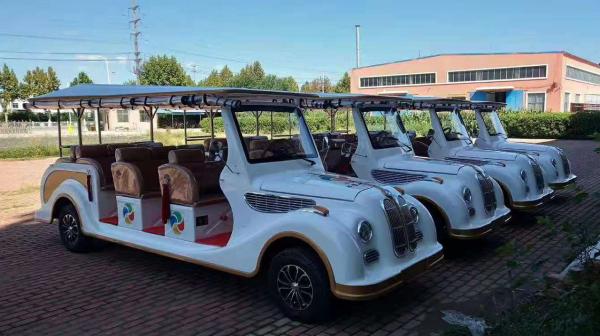 Limusine elétrica carrinho de golfe de 10 lugares proteção contra capotamento 90 km