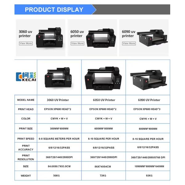KECAI 6090 Digital 3D Printing on Glass Ceramic Tile Acrylic UV Flatbed Printer