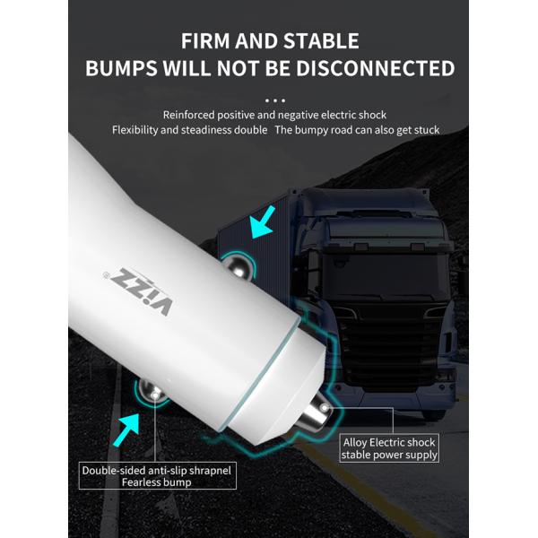 Портативный 2 заряжатель автомобиля телефона LG16 USB портов QC3.0 высокоскоростной