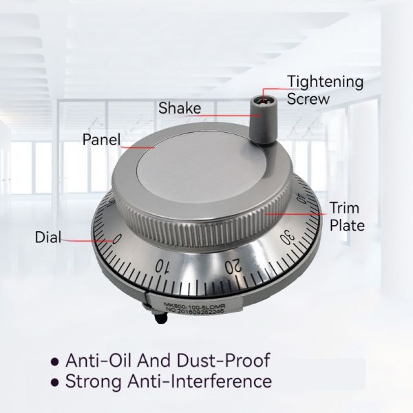 Manual Pulse 100 PPR DC5V a B Signal Digital CNC Handwheel Generator MPG Rotary Encoder for Fanuc  Mitsubishi System