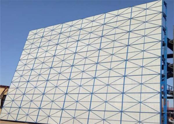 Steel Plate Self Climbing Construction Safety Screens For Scaffolding System