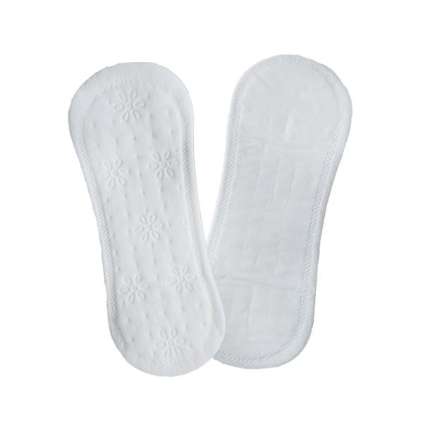 OEM Wingless Ultra Thin Liners 150mm Breathable Cotton Sanitary Pads