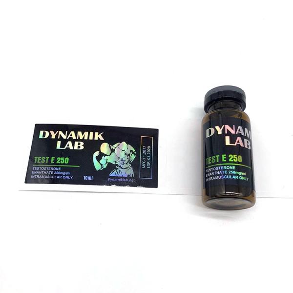 PMS Color Hologram Laser Glass vial Vial Labels