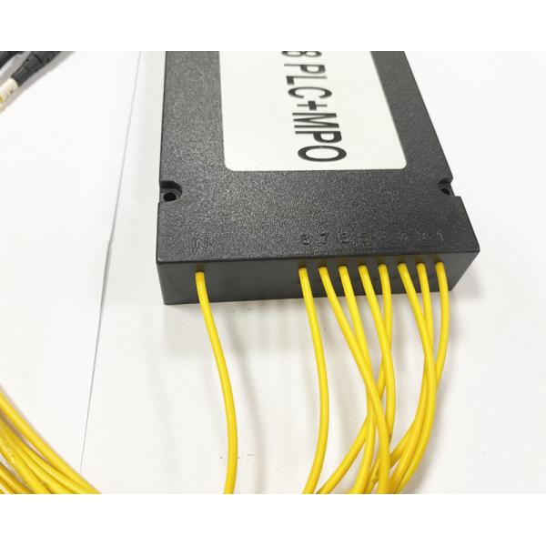 MPO MTP Connector Fiber Optic Splitter FTTH 8PCS 1x8  2.0mm ABS Cassette Multimode OM3 PLC Splitter 1M