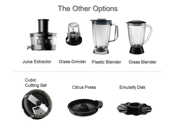 CB GS CE ROHS Certified 3.5L Bowl 8 IN 1 Stainless Steel Food Processor