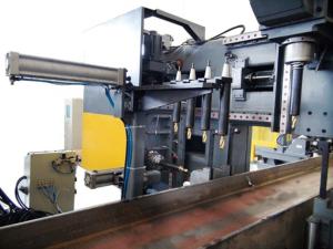 Máquina de perfuração de alta velocidade móvel do feixe do pórtico H do CNC para
