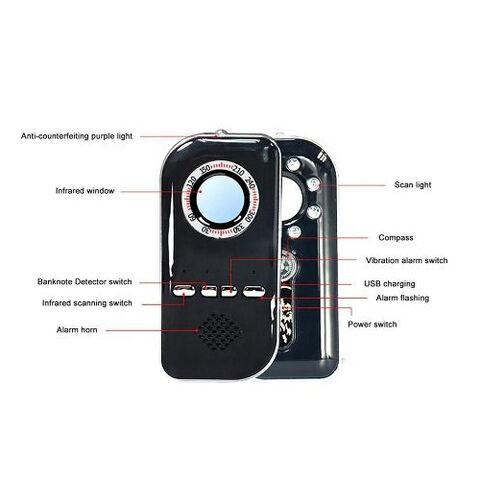 Spy Camera Detector Surveillance RF Detector Thief Prevent With Sound Alarm