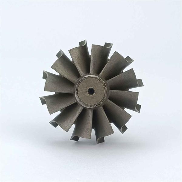 El eje de las ruedas de las turbinas MS-TECH Turbo TD04LR 04884234AB 49377-00200 Fit Turbos Ind 47.2mm Exd 41.2mm Hojas 8