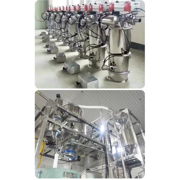 Customized Stainless Steel Vacuum Powder Conveying System for Dust-Free Pneumatic Powder Feeding