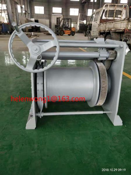 sells 20mm wire rope 50m wire length 30KN hand winch marine winch