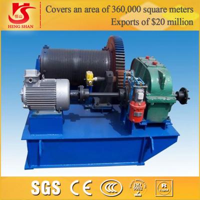 Stationary type QPQ2*250KN gate hoist winch golden supplier