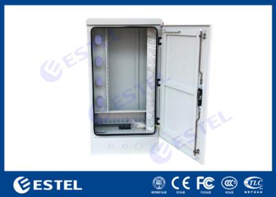 Outdoor Optical Cable Cross Connection Cabinet Cold Rolled Steel Wall / Floor Mounted