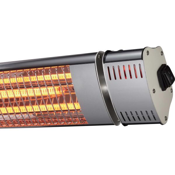 IP65 2000W Remote Control Electric Patio Heater Infrared Heat Carbon fiber heating Wall-Mounted/free standing outdoor