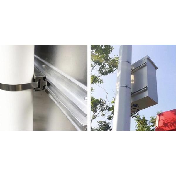 Длина 30м/50м Горячая продажа SS 201/304 Пластиковая коробка Регулируемая лента из нержавеющей стали