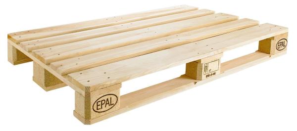 Armazém de pallets de madeira de pinho Logística Transporte Euro-paletes de madeira