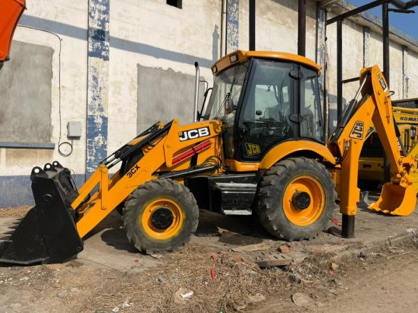 Diesel Engine Used Backhoe Loader JCB 3CX For Landscaping