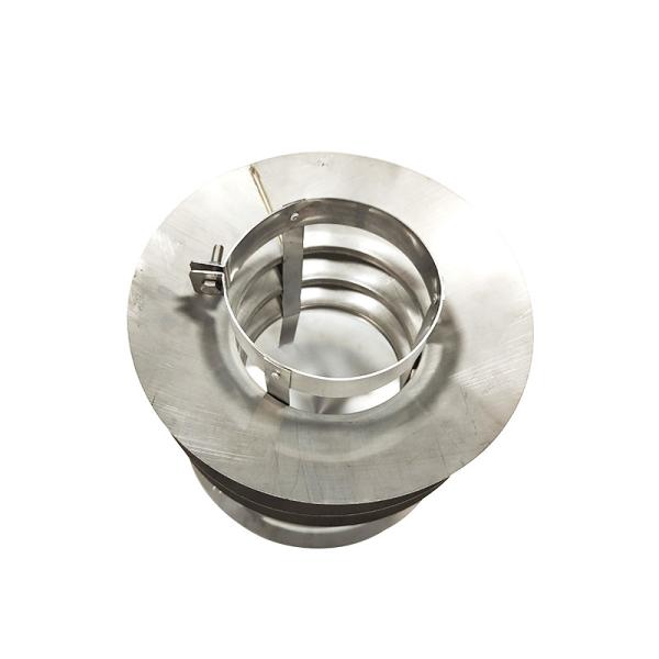 1.2mm Metal Fireplace Multi Flue Chimney Cap Ceramic Fibers Insulation
