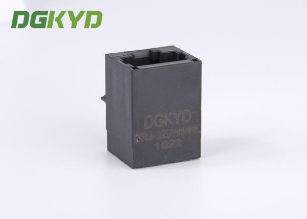 Unshielded Plastic Gigabit Ethernet RJ45 Single Port Connector 1000 BASE