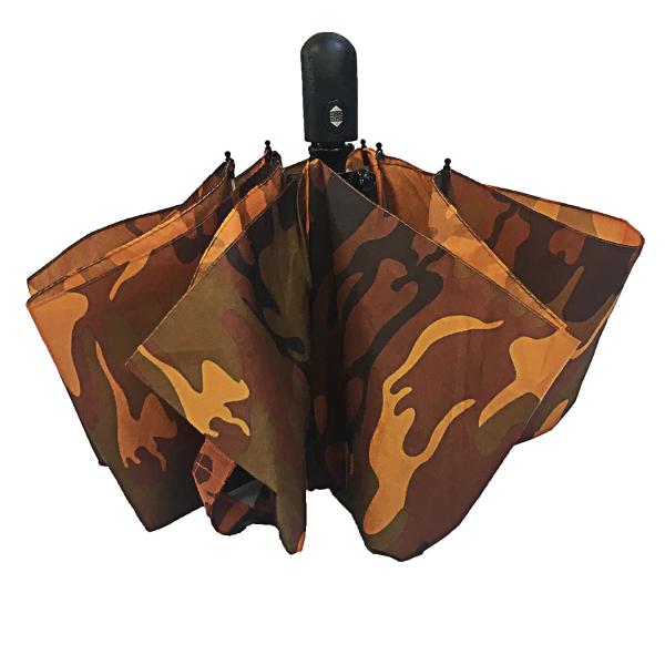 La fibra de vidrio doble a prueba de viento del diámetro los 95cm provee de costillas el paraguas compacto