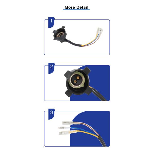 Lighting Function Motorcycle Headlight Socket for TMX CG125 Avaibale in High Demand