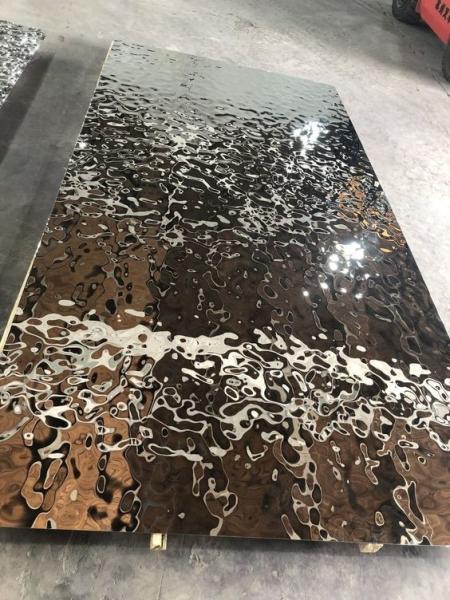 Hot hale 201 304 316 grade hammered stainless steel sheet embossed SS plate