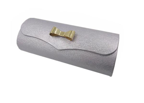 Sunglasse Eyeglass Case With Bowknot Pu Foldable Type For Women
