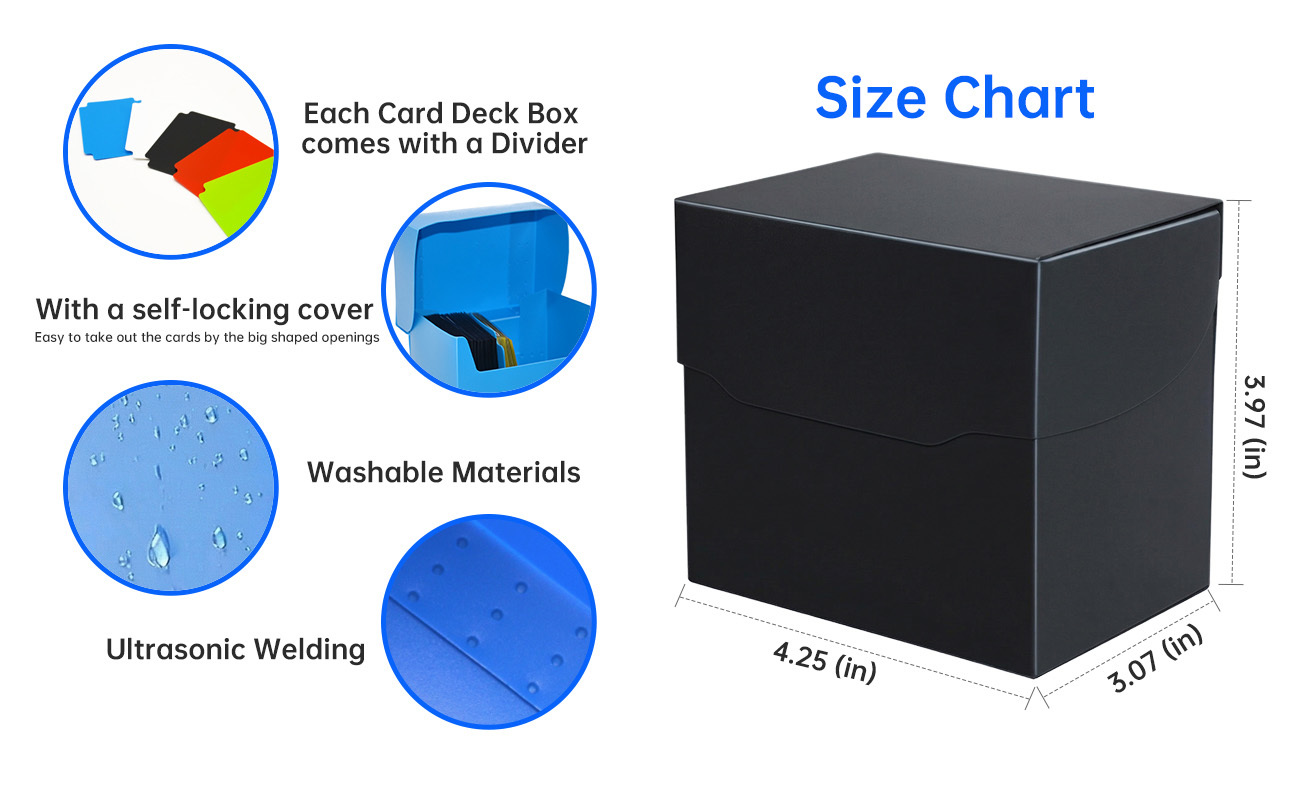 Card Storage Cooperative Plastic Deck Box Gamegenic Magic The Gathering Card Box