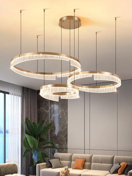 3000 - 6000K Modern LED Acrylique Plafond de lumière Design de mode