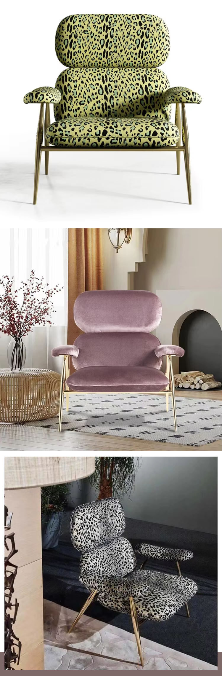 New Modern Designer Fabric Cover Leisure Arm Chair Leisure Chair for Living Room