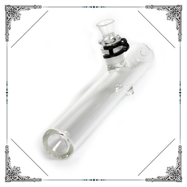 10 Inches Glass Steamroller Smoking Pipes 5mm thickness Borocilicate Tube Hand Pipe