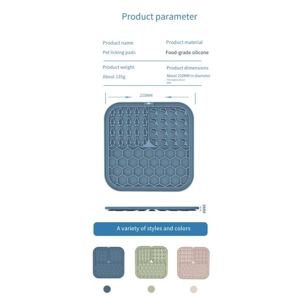 Silicone Suction Cup Licking Pad Cats And Dogs Slow Food Mat For For Food And Water