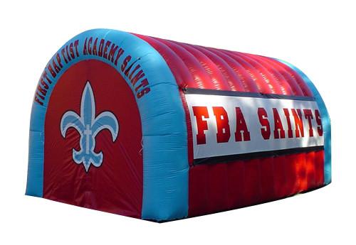 30ft oxford promotional red eagle customized football helmet inflatable entrance tunnel
