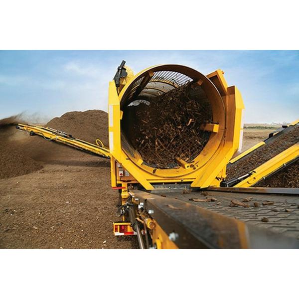 Mobile Sawdust Firewood Wood Chips Sieve for Fertilizer Biomass Woodchip Screening