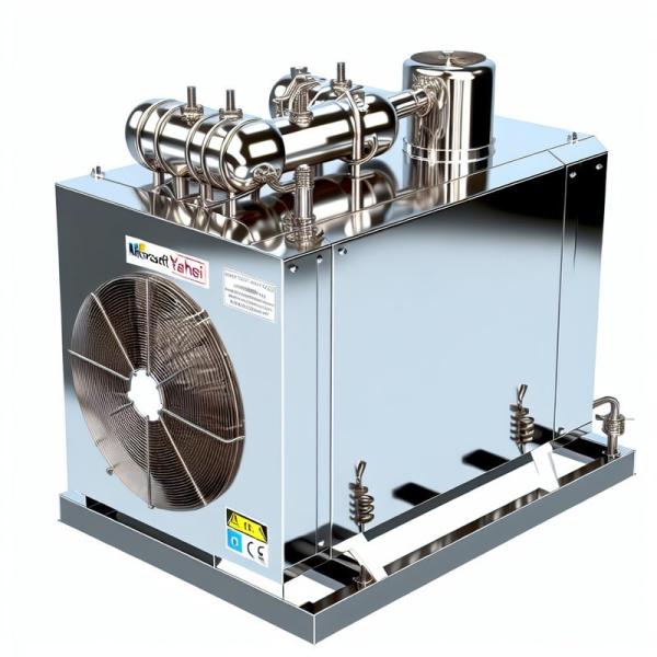 Compact Water Cooled Screw Chiller 410HP 410KW/Hr Cooling Capacity