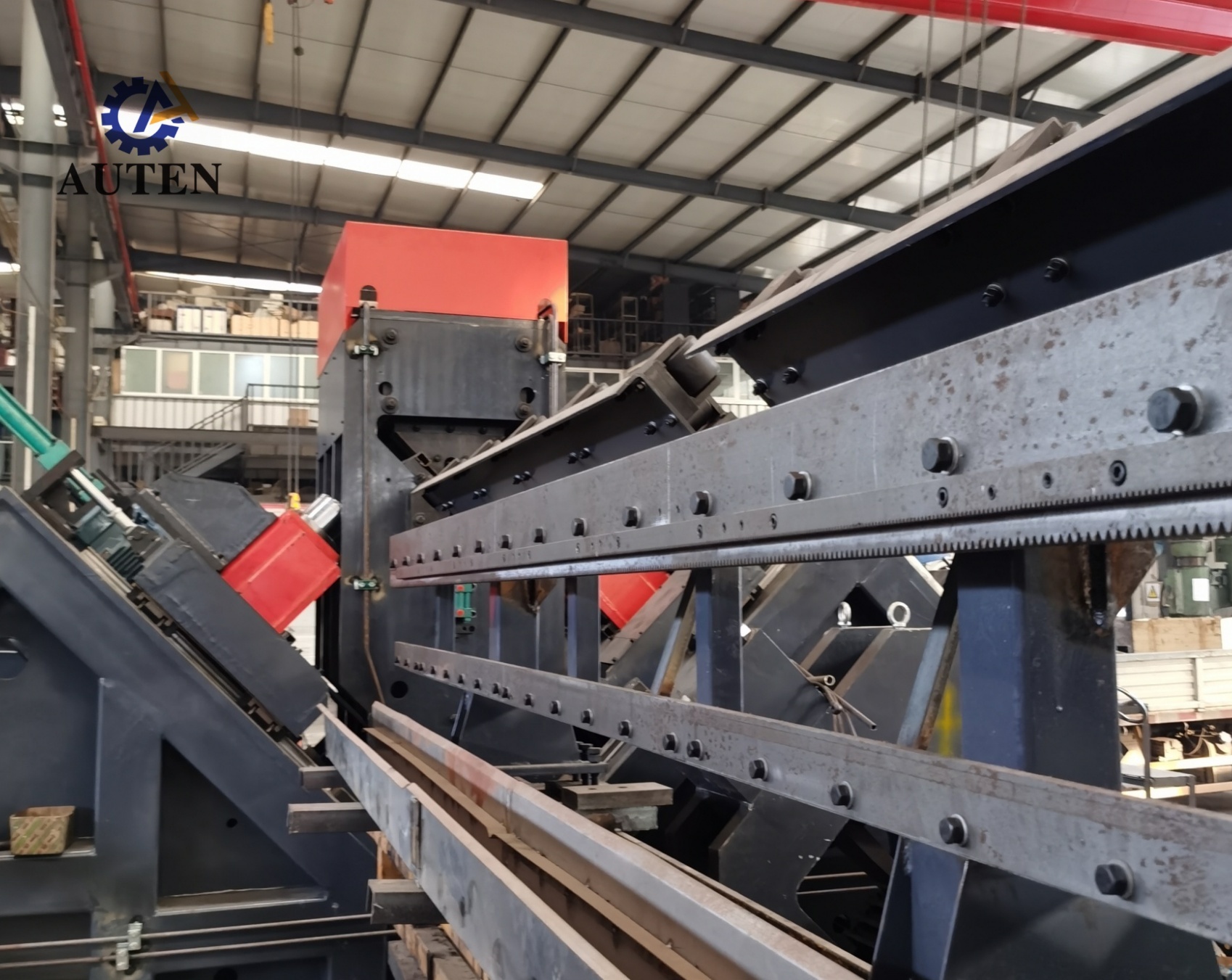 Air Atomization Dry Internal Cooling CNC Angle Steel Drilling Machine Line 4 Character Group