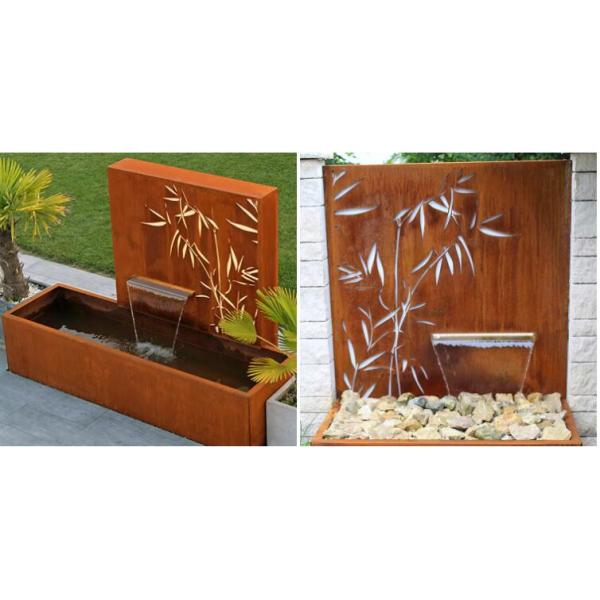 Laser Cut Blade Decorative Corten Steel Panels