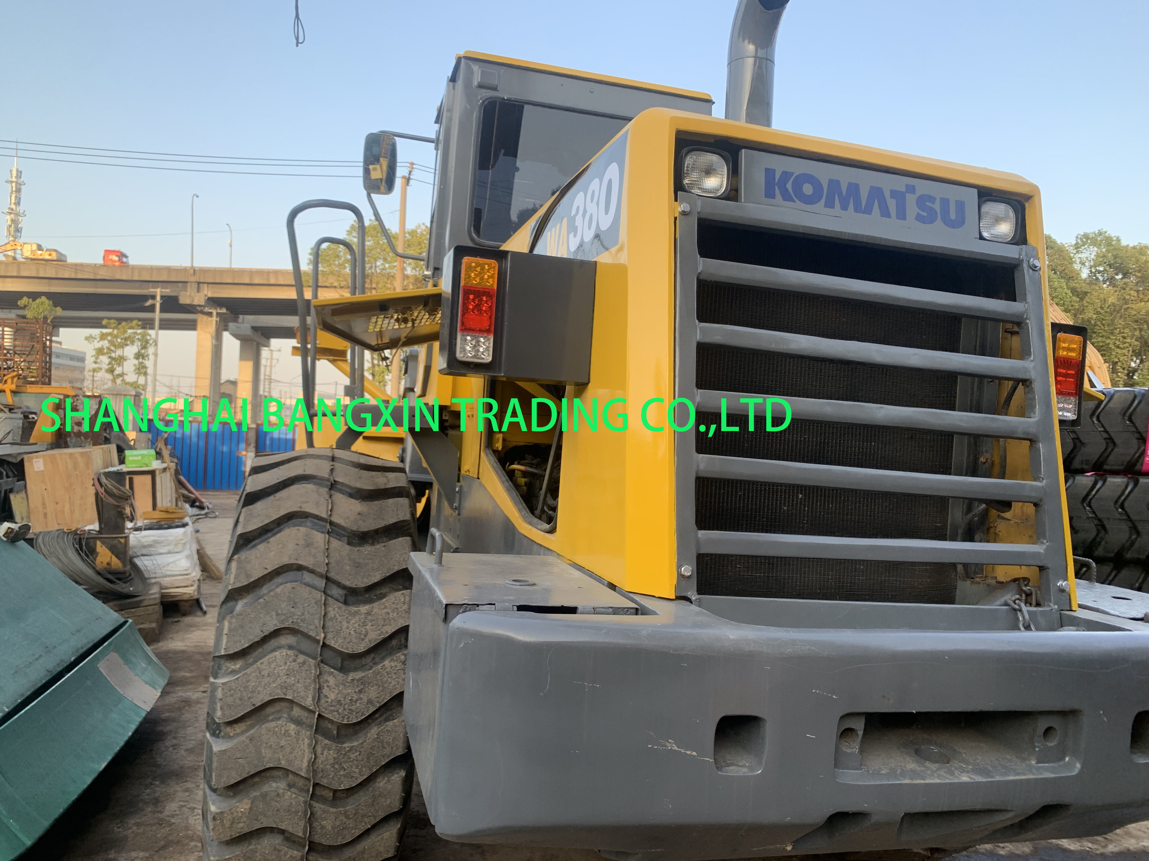 Used Komatsu WA380 Wheel Loader Machine with Free Shipping and 7 Days Delivery Time