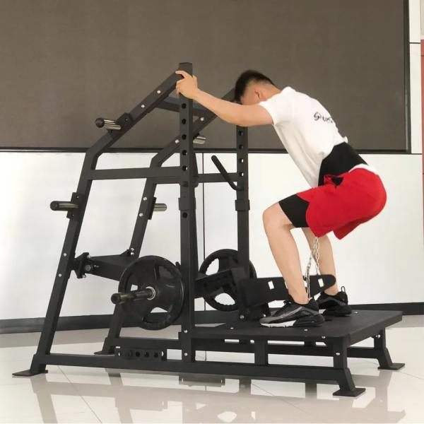 Commercial Gym Equipment Plate Loaded Belt Squat Attachment for Multi Function Strength