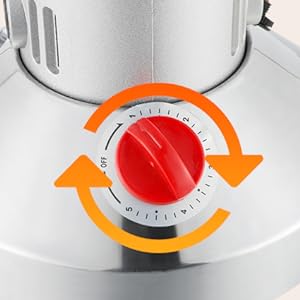 Powder Grinder 300g Electric Grain Mill Grinder Safety Upgraded Spice Grinder Pulverizer Stainless Steel Machine