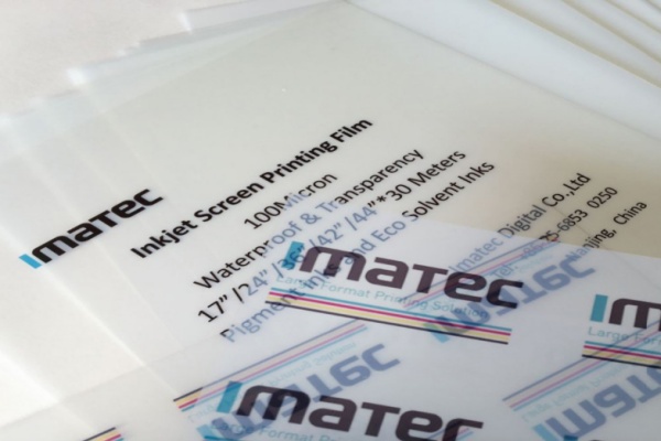 Pet 100 micron Waterproof Milky Translucent Inkjet Screen Printing Positive Film