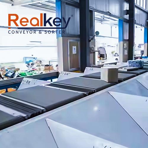 Adjustable Fire Resistant Sorter Conveyor System Parcel Sorting Machines