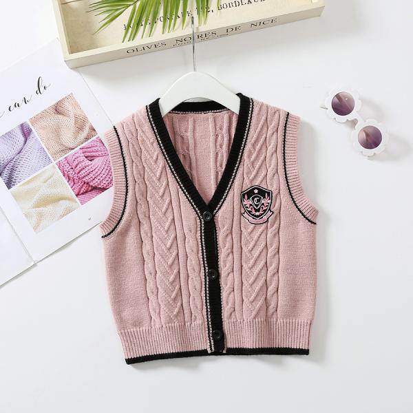 Baby Sleeveless Coat Warm Clothes Knit Sweater Boy and Girl Cotton Toddler Kids Girls Vest for Winter